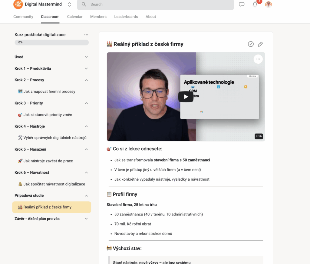 kurz praktické digitalizace